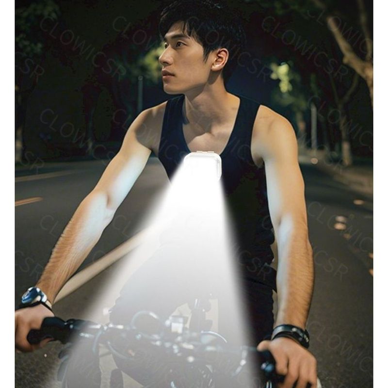 Riding Safety Strong Cycling Headlight Warning Mountain Road Bicycle Fishing Night Running Multi-Function Portable Light_voghion.com