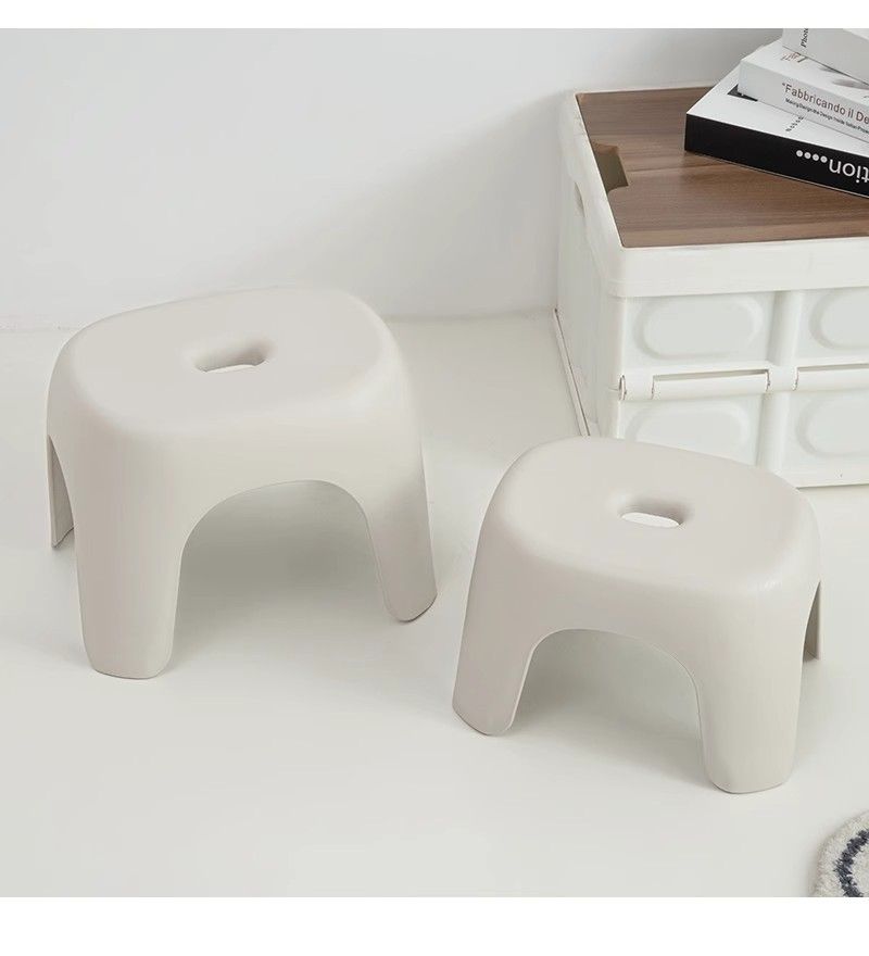Verdickter Hocker für den Heimgebrauch, Couchtisch für das Wohnzimmer, kleiner, robuster Hocker für Erwachsene, Schuhwechselstuhl für das Badezimmer_voghion.com
