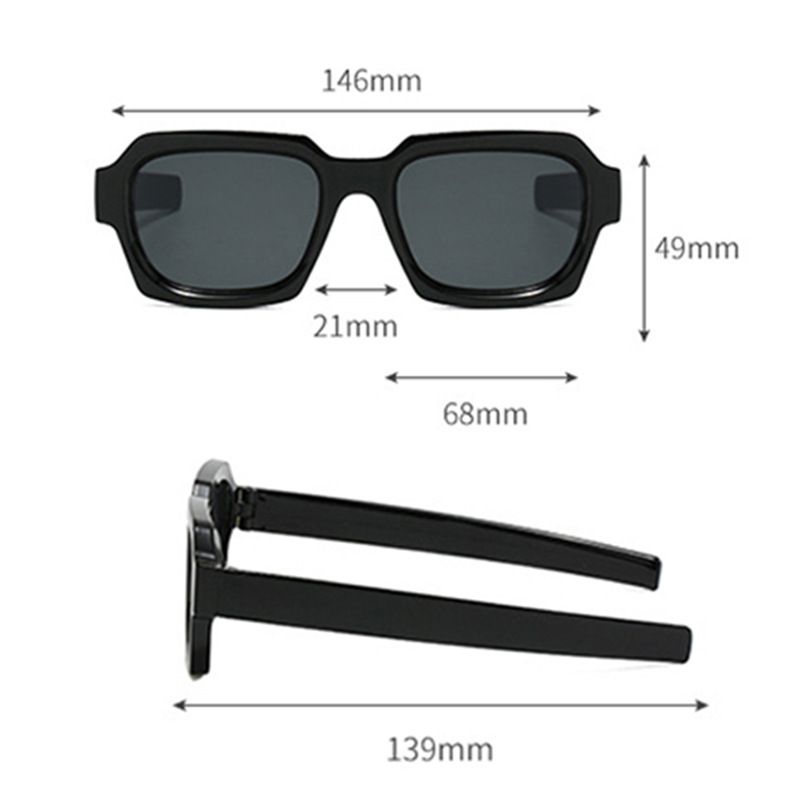 Nouvelles lunettes de soleil personnalisées de célébrités d'Internet de couleur bonbon épissées de même style à la mode résistantes aux UV_voghion.com