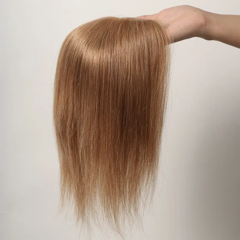 Topper per capelli umani castano chiaro per donne con capelli radi_voghion.com
