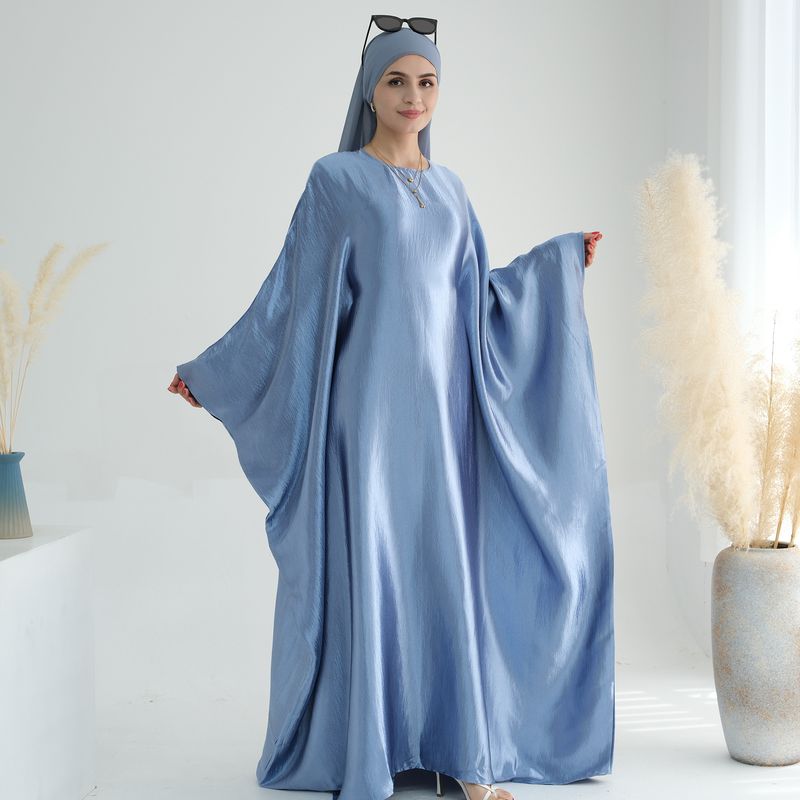 Dámské oblečení blízkovýchodní lesklé šaty abaya_voghion.com