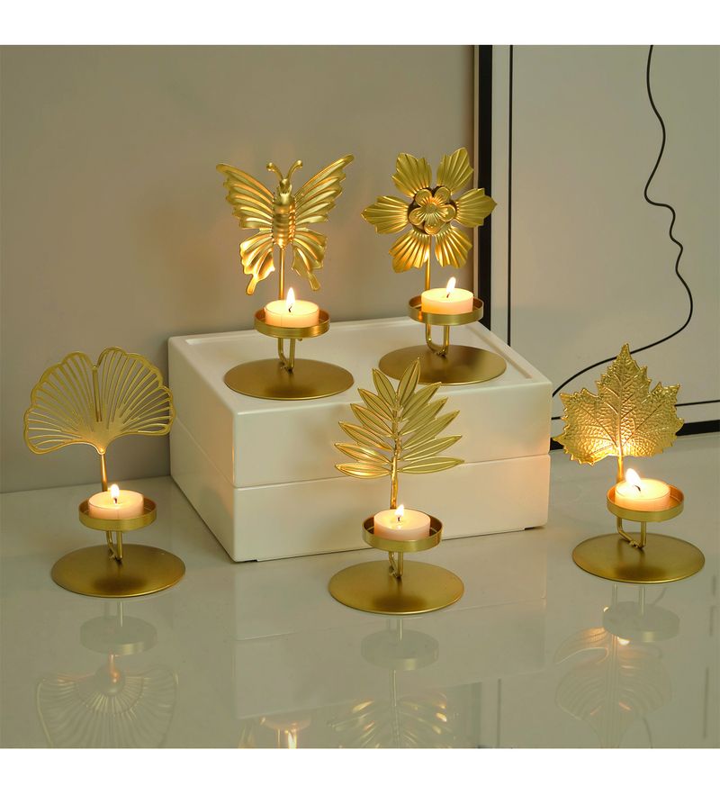 Handcrafted Iron Candle Holder – Scandinavian-Inspired Home Decor (Elegant Black/Gold, Rustic Modern Style, Romantic Ambiance, Gift-Worthy Design)_voghion.com