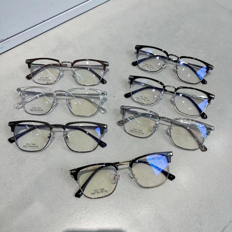 Ramă nouă pentru sprâncene TR business pentru bărbați, 2023, poate fi echipată cu lentile pentru miopie și ochelari anti-lumină albastră 9387_voghion.com