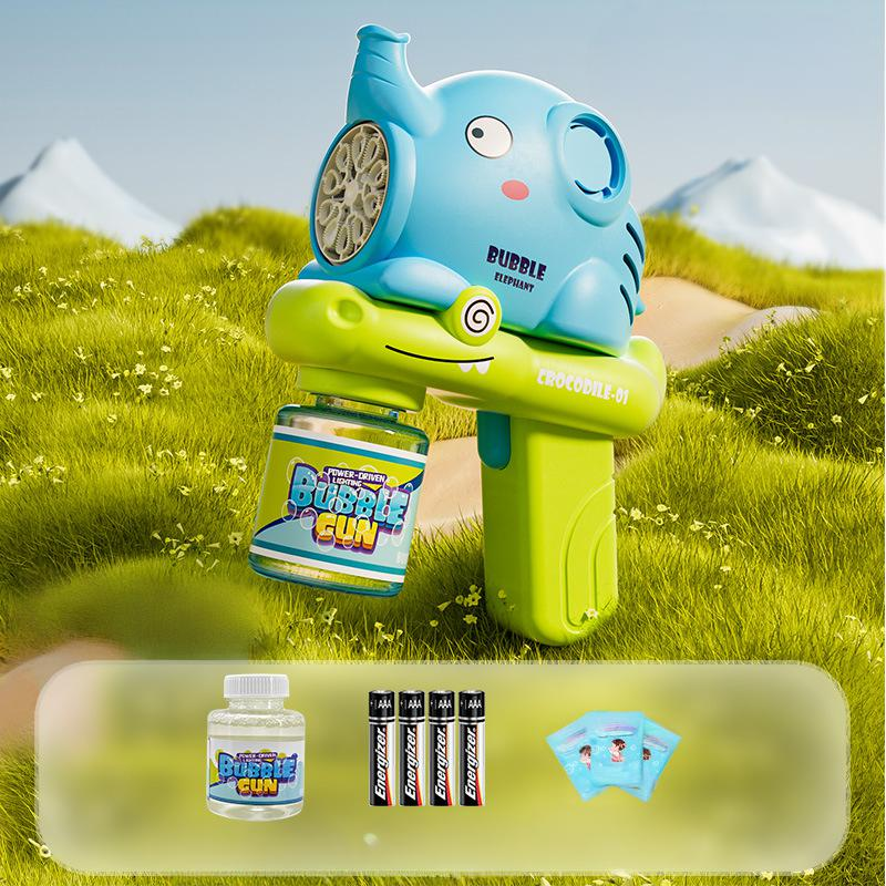 Capybara Bubble Gun - Handheld Electric Bubble Blower For Kids With Automatic Bubble Maker_voghion.com
