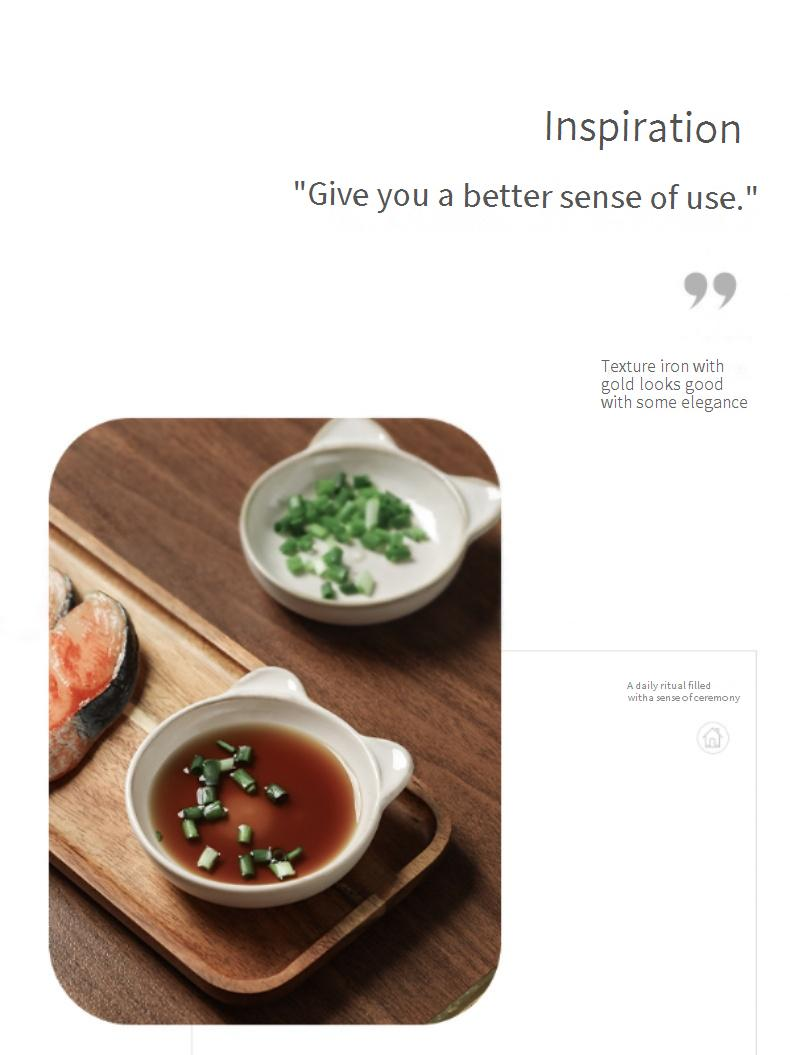 Glasurtransformation: Soßenschalen aus Keramik – kleine Gewürzteller für Zuhause, stilvolle Sojasoßen- und Dipschalen, ästhetisches Geschirrset_voghion.com