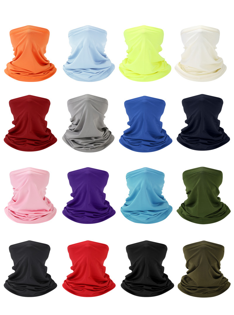 Masques de sport respirants pour l'été, protection solaire, foulard en soie glacée, pour la pêche en plein air, le cyclisme, le hip-hop_voghion.com