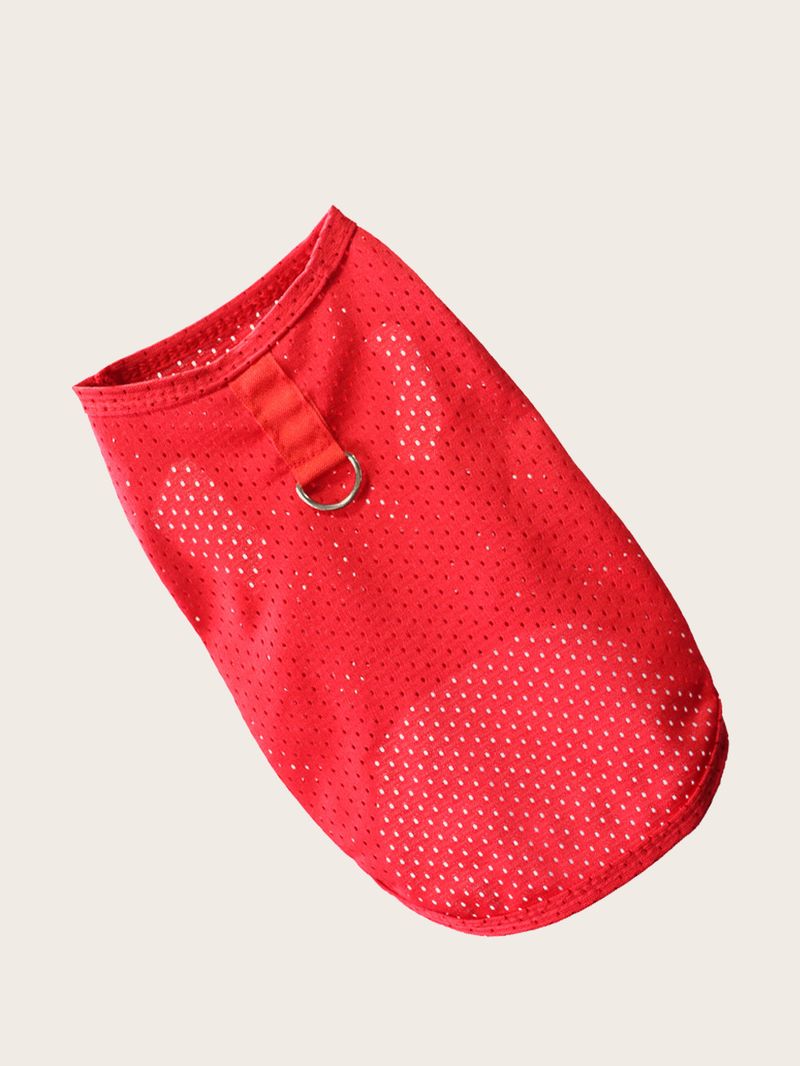 1 Piece Of New Pet Clothing For Spring & Summer - Hollowed-Out Vest & Breathable T-Shirt, Apparel For Small & Medium Pets (Teddy, Bichon Frise, Etc.)_voghion.com