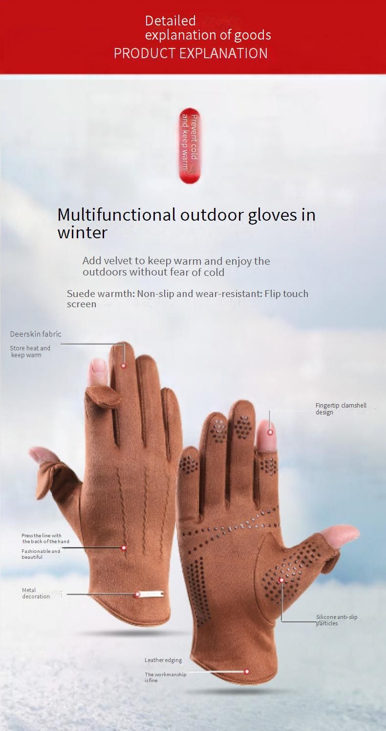 Gants de cyclisme d'hiver T-BAGWELL pour hommes et femmes - Compatibles avec les écrans tactiles, coupe-vent, antidérapants et thermiques, avec découpes pour les doigts et logo en métal_voghion.com