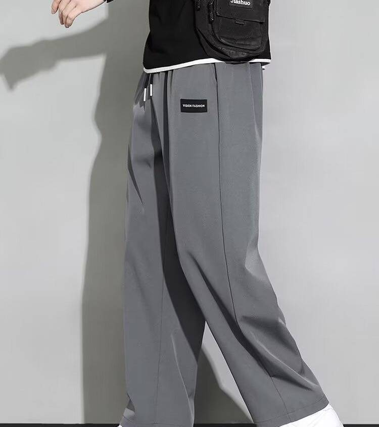 Pantaloni cargo retrò da uomo ad asciugatura rapida – Pantaloni streetwear oversize in poliestere traspirante (M-5XL) – Vestibilità ampia ispirata agli esploratori urbani_voghion.com