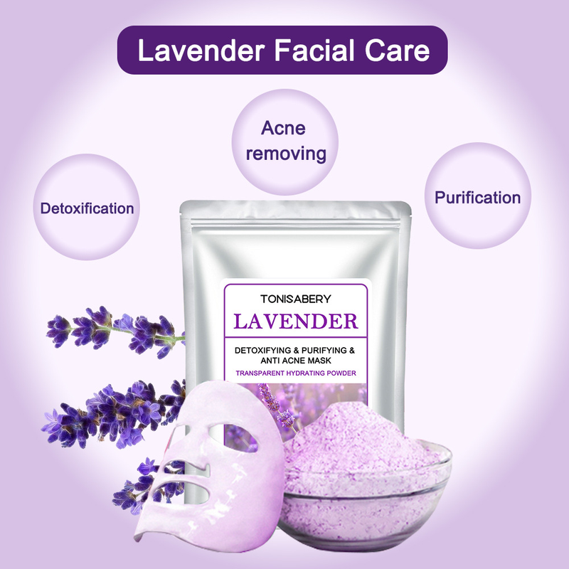 10 tipos de película suave de 20g para desvanecer la marca del acné carbón de bambú manzanilla pétalo de rosa mascarilla facial en polvo_voghion.com