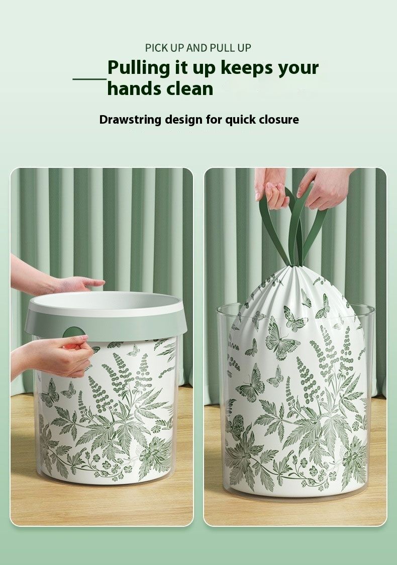 Brabantia Printed Drawstring Bin Bags - Extra Thick 30L Kitchen & Bathroom Trash Liners
_voghion.com