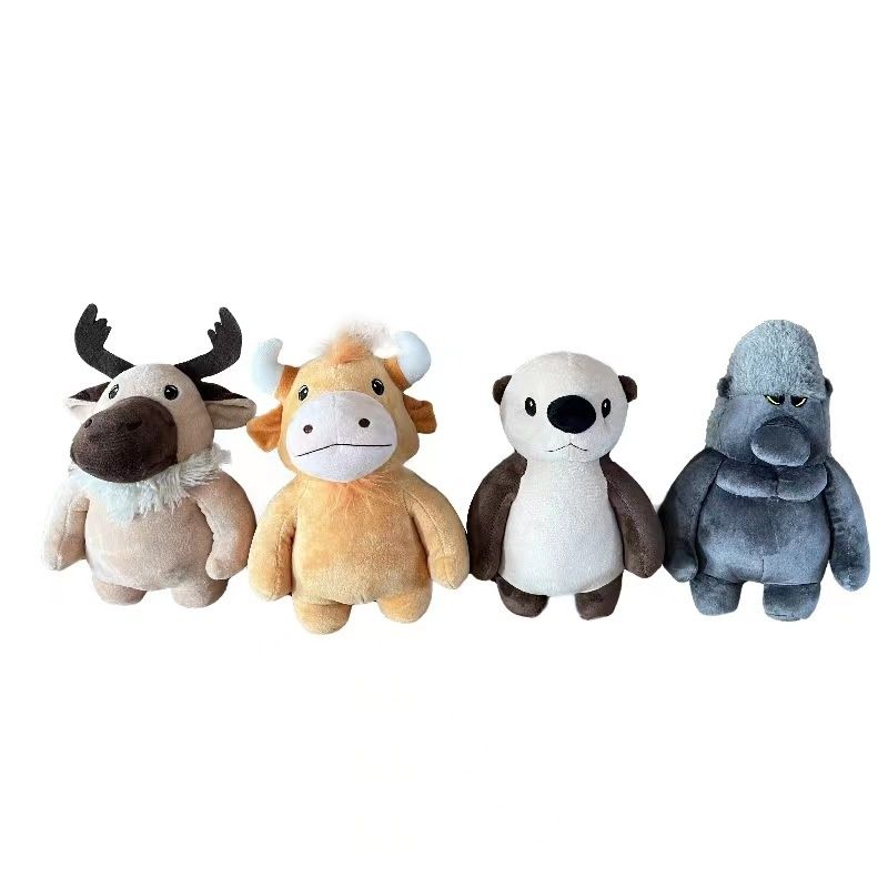 Plüschtiere für Partys, wilde Tiere, einzigartige Tierspielzeuge im Cartoon-Stil_voghion.com