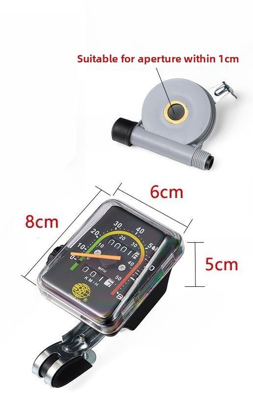 Bicycle Three-in-One Mountain Bike Mechanical Speedometer Speed Display Odometer Counter_voghion.com