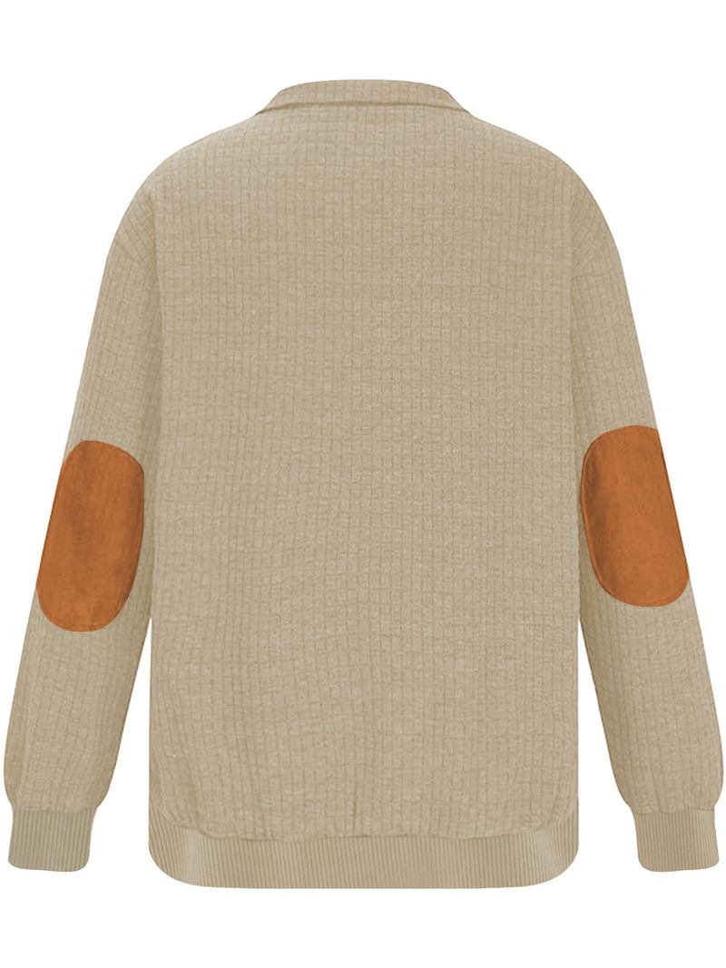 Felpa con cappuccio casual da uomo in flanella con cerniera, effetto scamosciato e ricamo jacquard - Vestibilità comoda ed elegante per autunno e inverno_voghion.com