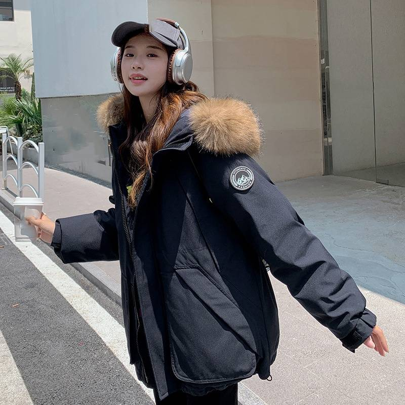 Women's Clothing Workwear Cotton Coat For Women Mid Length Winter Thickened Warm jacket Cotton Coat Loose Casual Warm Cotton Coat_voghion.com