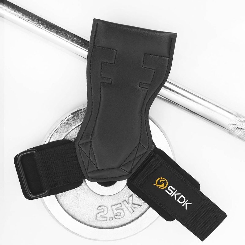 PVC leren handpalmbescherming fitness handpalmbescherming apparatuur antislip slijtvaste polsbescherming harde trekgreep riem power riem_voghion.com
