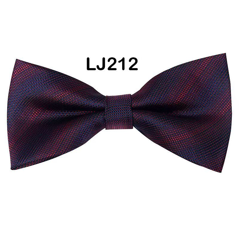 Bowtie M's Abbigliamento formale, versione coreana del tradizionale papillon a doppio strato per lo sposo, papillon tinta unita per M e_voghion.com