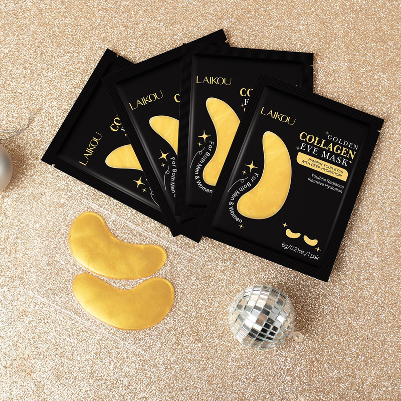 LAIKOU GOLD EYE MASK, 6g, Collagen Eye Mask Patches_voghion.com