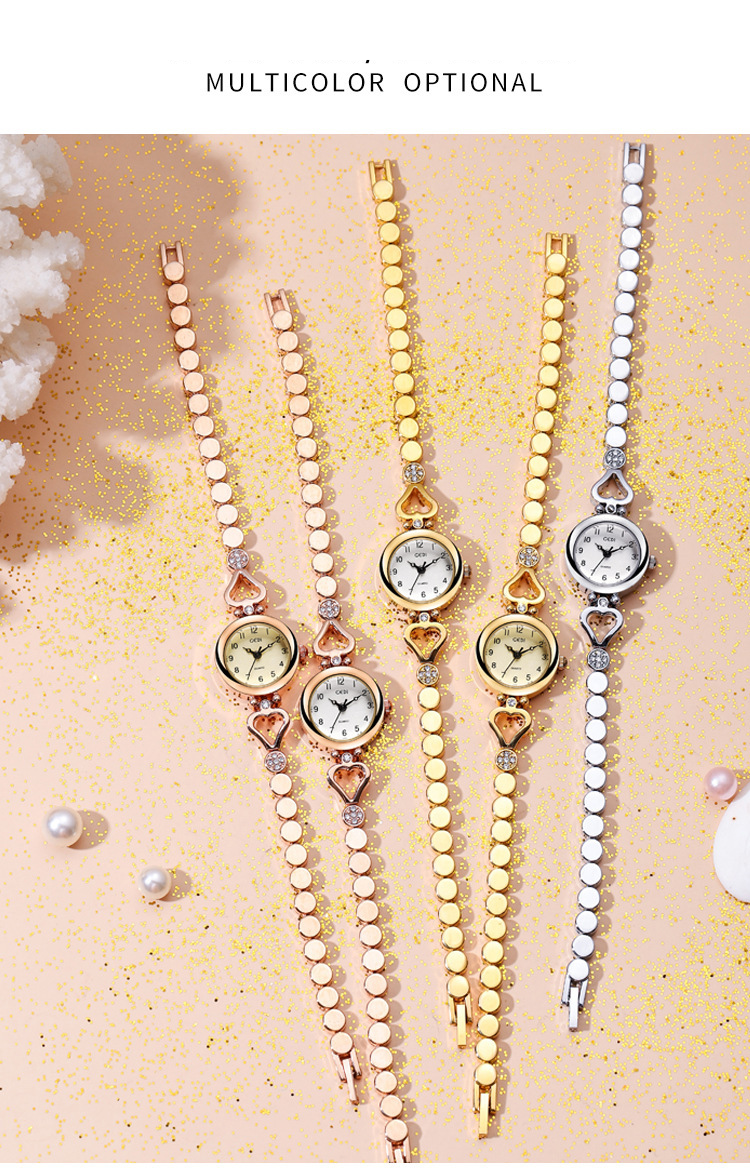 Women's Watches Exquisite Alloy Women's Watch Small And High-end Quartz Watch Women's Waterproof Light Luxury Bracelet Watch_voghion.com