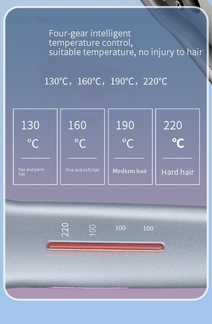 Rollers New High Power Perm Clamp Negative Ion Hair Care Widened And Enlarged Intelligent Temperature Control Straight_voghion.com