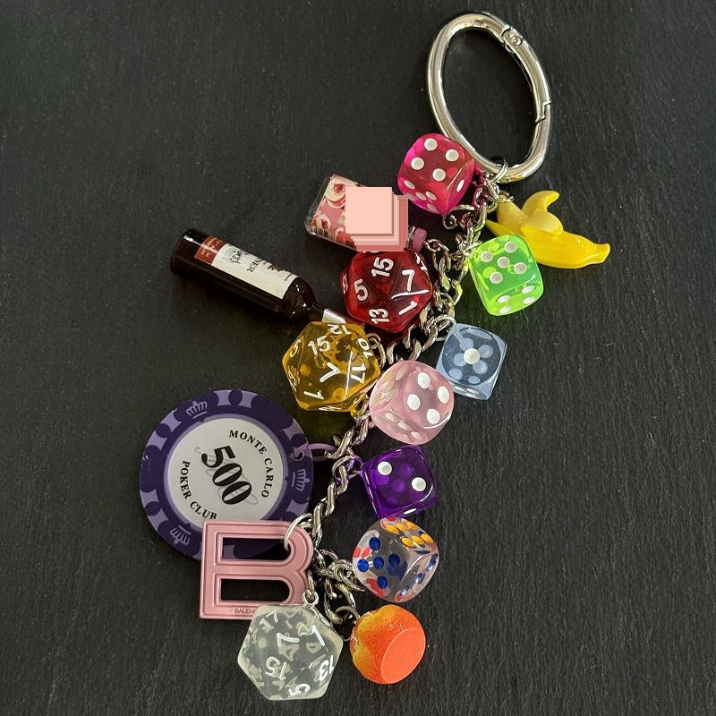 Pendentif de sac de luxe léger, jetons porte-bonheur, pendentif exquis en trois dimensions extrêmement tendance_voghion.com