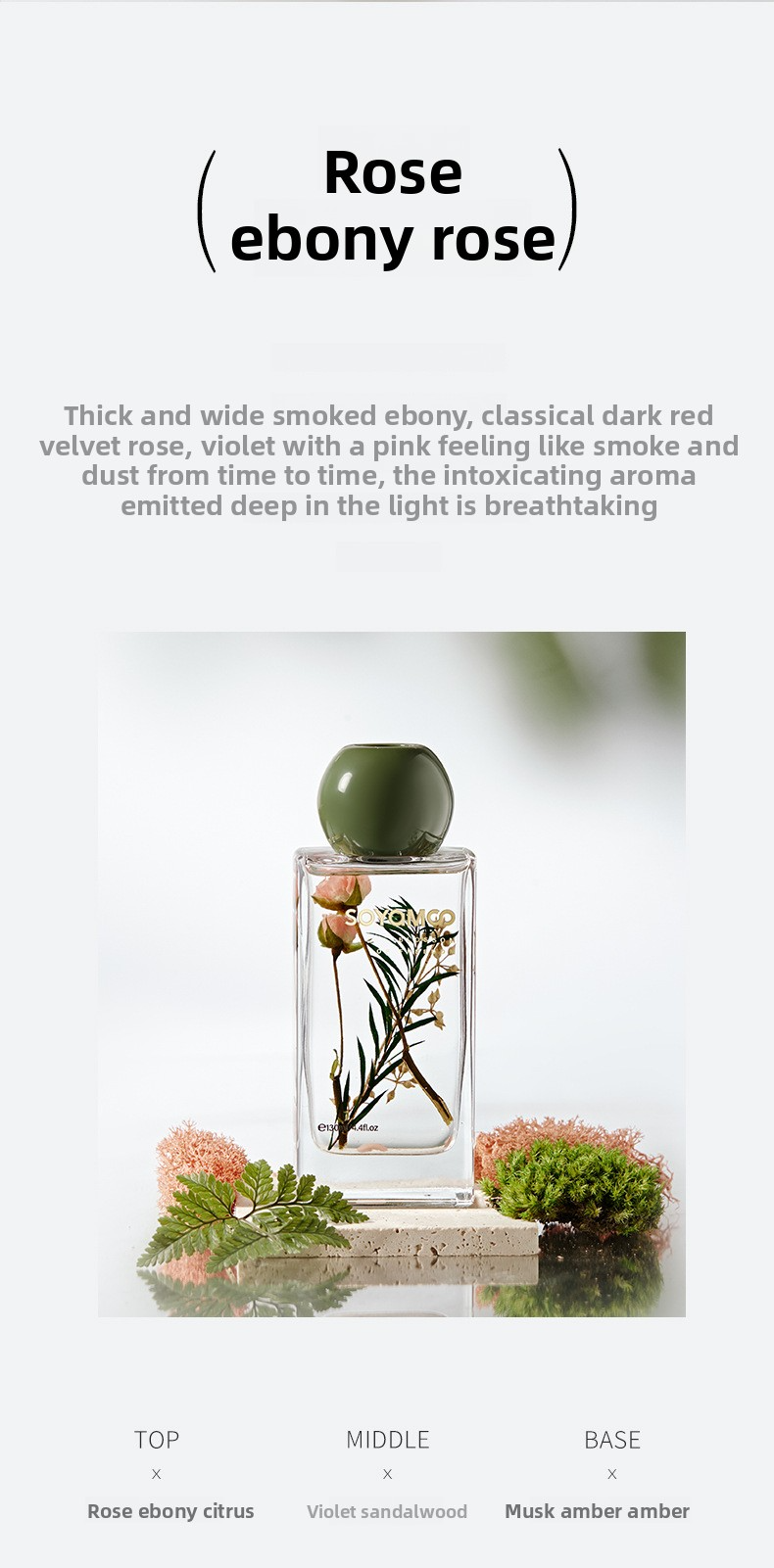Premium Flameless Reed Diffuser – 130ml Natural Aroma For Home, Spa & Gifts, Long-Lasting Apple Cinnamon, Bamboo Forest & Rose Oud Scents_voghion.com