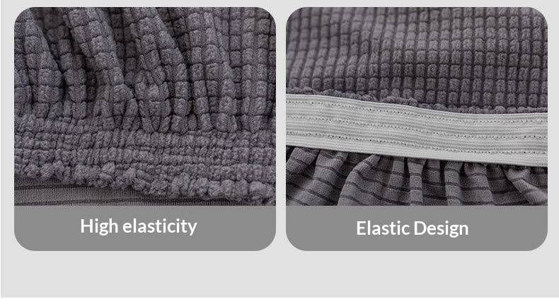 Coprisedie elasticizzati in jacquard – Vestibilità universale per sedie dalla forma unica, poliestere di alta qualità, antiscivolo e antipolvere_voghion.com
