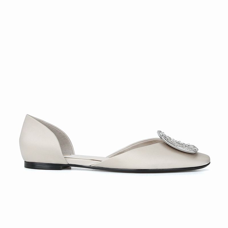 【 Sheii Su Yinyin 】 Reine des déplacements ~ Bouton carré scintillant en soie diamant à tête ronde, fond plat creux simple_voghion.com