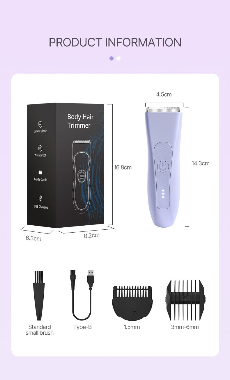 Epilator Hair Shaver Private Parts Shaving Device Armpit Hair Shaving Female Body Hair Trimmer Armpit Full Body Hair Removal Device Electric Shaver_voghion.com