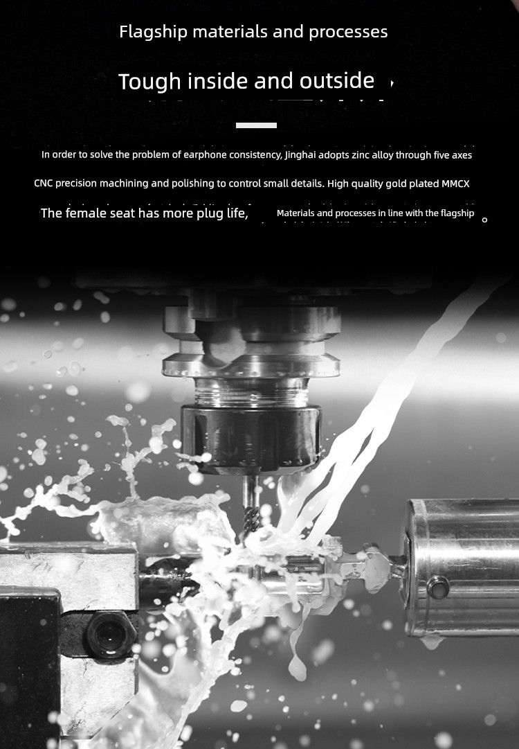 Weak Water Sand Static Sea In-Ear Changeable Wire Diaphragm Moving Coil E-Sports High Sound Quality HiFi Wired Game_voghion.com