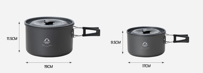 【Komplettset】 Outdoor-Campingausrüstung liefert integrierten magnetischen Picknick-Gasherd, komplettes Set_voghion.com