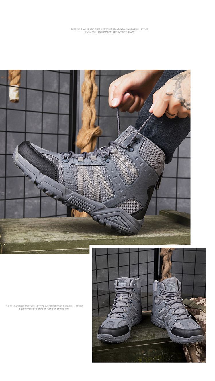 Military Boots For Tactical Boots Men's And Women's Combat Boots Hiking Boots Camping Boots Wear Resistant Outdoor Shoes_voghion.com