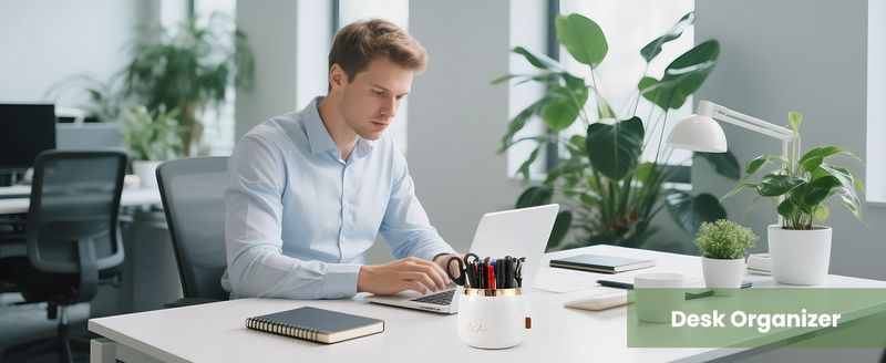 Rotating 7-Slot Toothbrush Holder With Drain - Electric Brush Storage_voghion.com