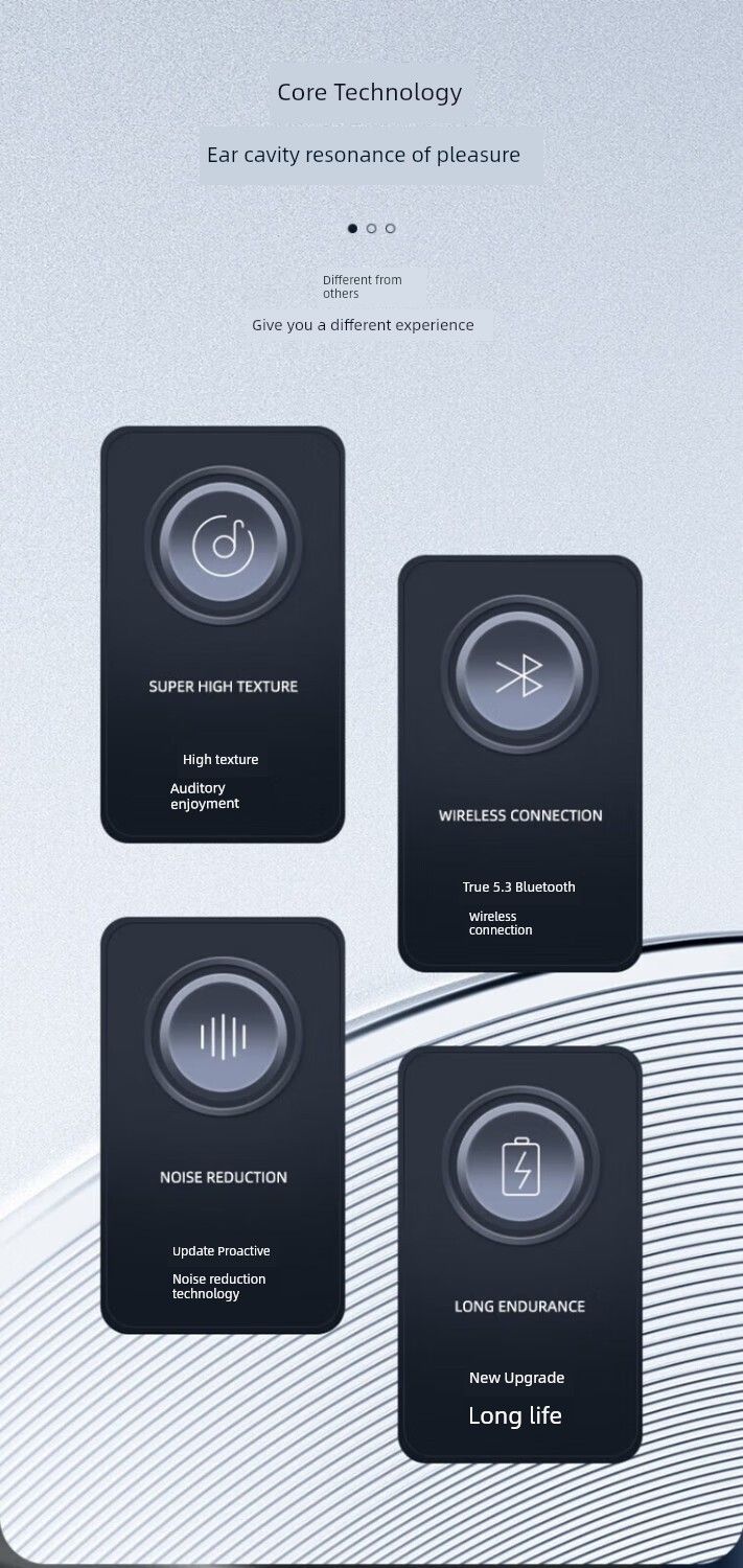 Open Bluetooth Headset 2024 New Arrival Wireless Running Noise Reduction Ear-Mounted Long Standby For Huawei_voghion.com