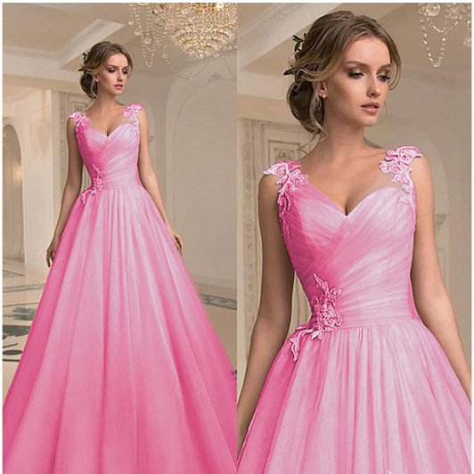 Langes Kleid für Damen im Frühjahr und Sommer 2021, neues V-Ausschnitt-Tube-Top, modisches Netzkleid, elegantes langes Kleid_voghion.com