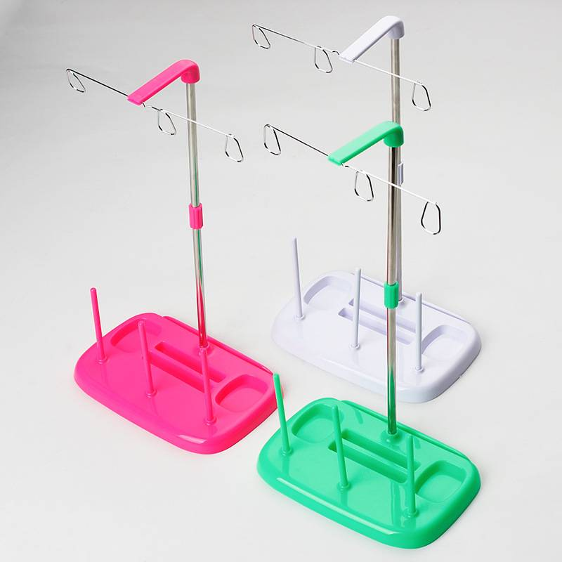 Neu Hause Nähmaschine Gewinde Halter 1 stück Verbesserte Rand Locking Maschine Triple Gewinde Halter_voghion.com