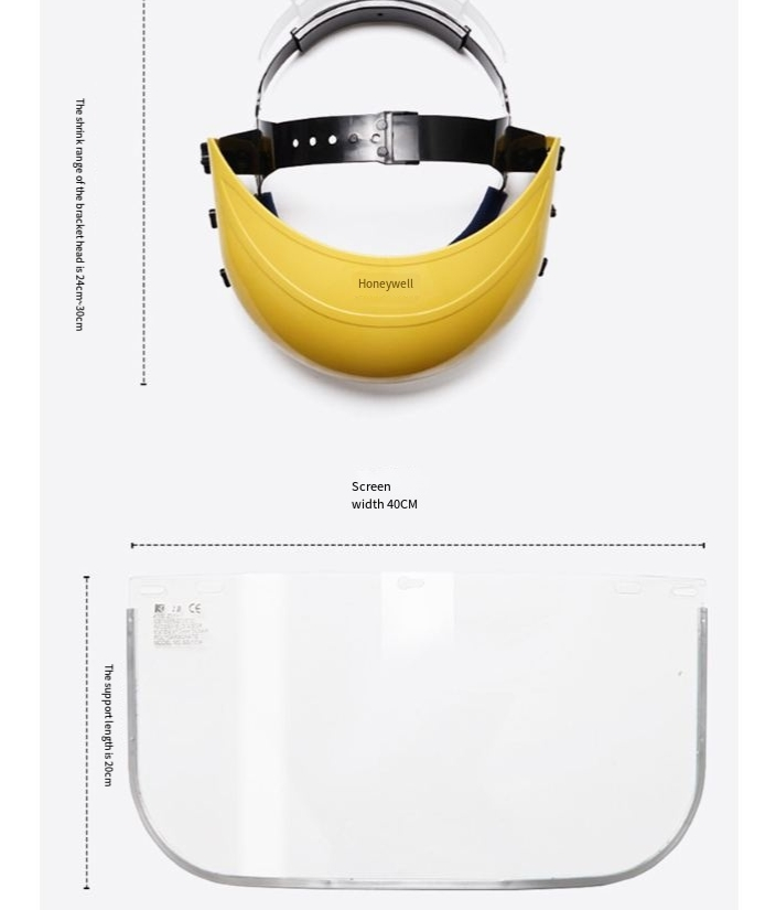 SE 173A+BD 173B/BD 176B Visiera protettiva montata sulla testa, antispruzzo e trasparente_voghion.com