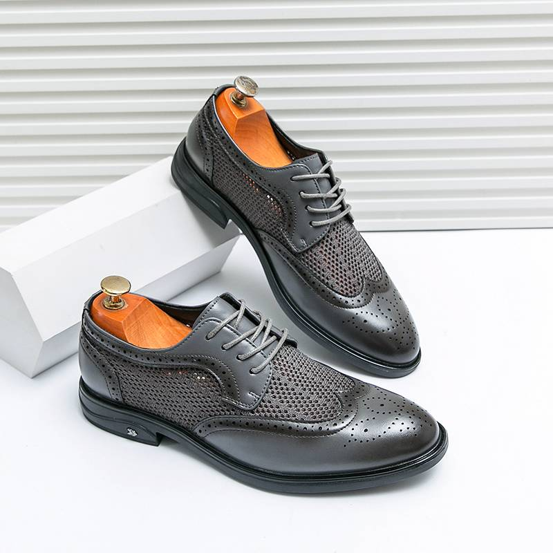 Fashionable Oxford Gentlemen's Formal Men's Shoes, Comfortable Social Men's Shoes_voghion.com