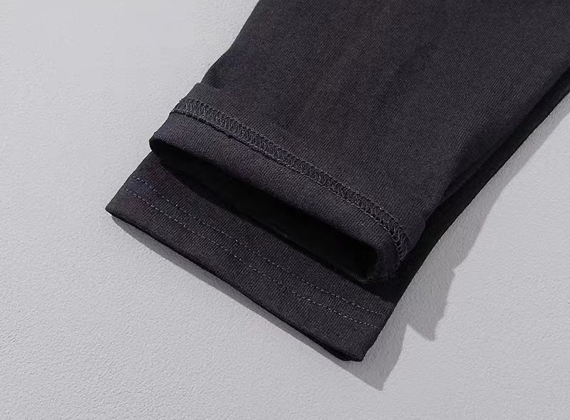 T Shirt For Men Cotton Long Sleeve T-shirts Solid Color Men's Clothing Full Length Sleeve For Spring And Autumn Undershirts_voghion.com