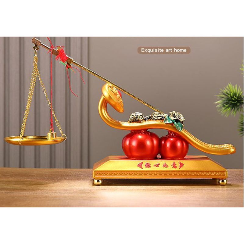 New Chinese Home Decor: A Joyful of Satisfied Ornaments, High end Light Luxury Living Room, Entrance TV Cabinet_voghion.com