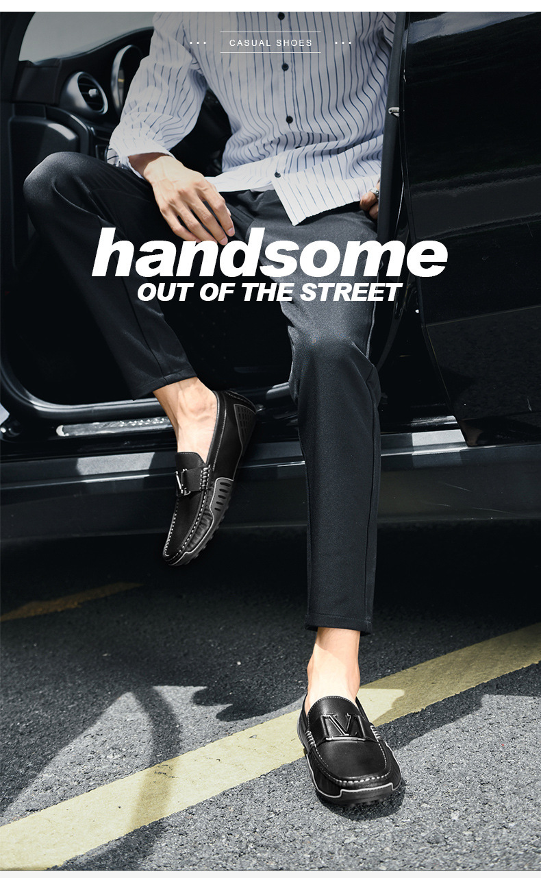 Fashion Men Casual Leather Shoes Luxury Italian Soft Men Loafers Handmade Moccasins Men Breathable Slip On Boat Shoes Plus Size_voghion.com