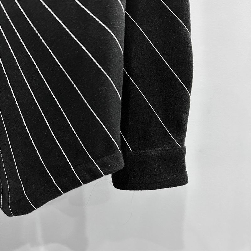 Men's Clothing Dark Show Laser Embroidery Shirt style Button Jacket Woolen Autumn and Winter Coat_voghion.com