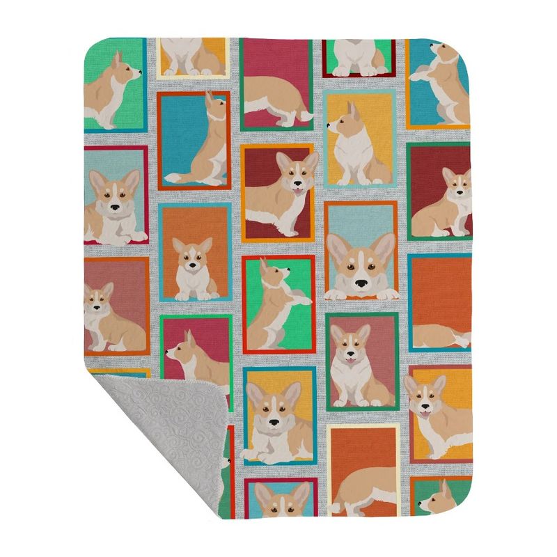 Blanket Lightwei Quilted Sofa, Bed, Pattern Fawn Quilted For Throw Cardigan Of Artwork Blanket Lots And 50x60 Soft Couch, Corgi_voghion.com