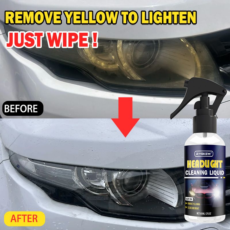 Ryekew Cleaning And Refurbishing Agent Scratch Yellowing Tool Car Headlight Repair Liquid_voghion.com