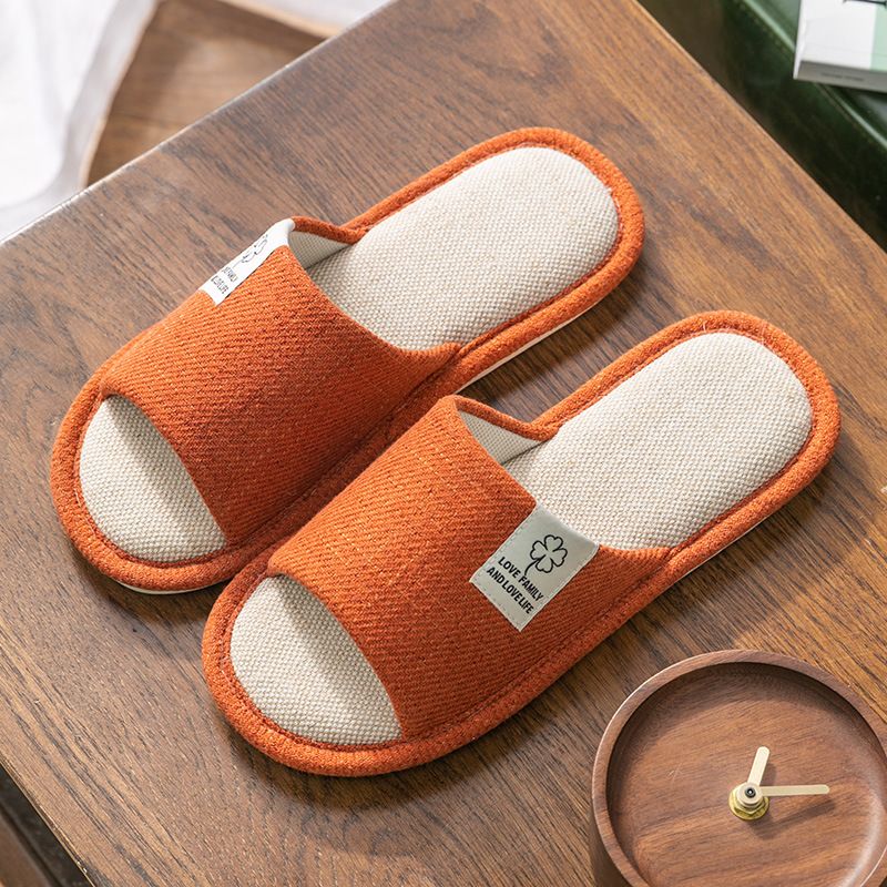 RenMou Linen For Women In All Seasons, Anti Slip Home, Indoor Couple, Cotton And Linen Home Floor Cloth Sl, Men's Cool Exclusive Supply_voghion.com