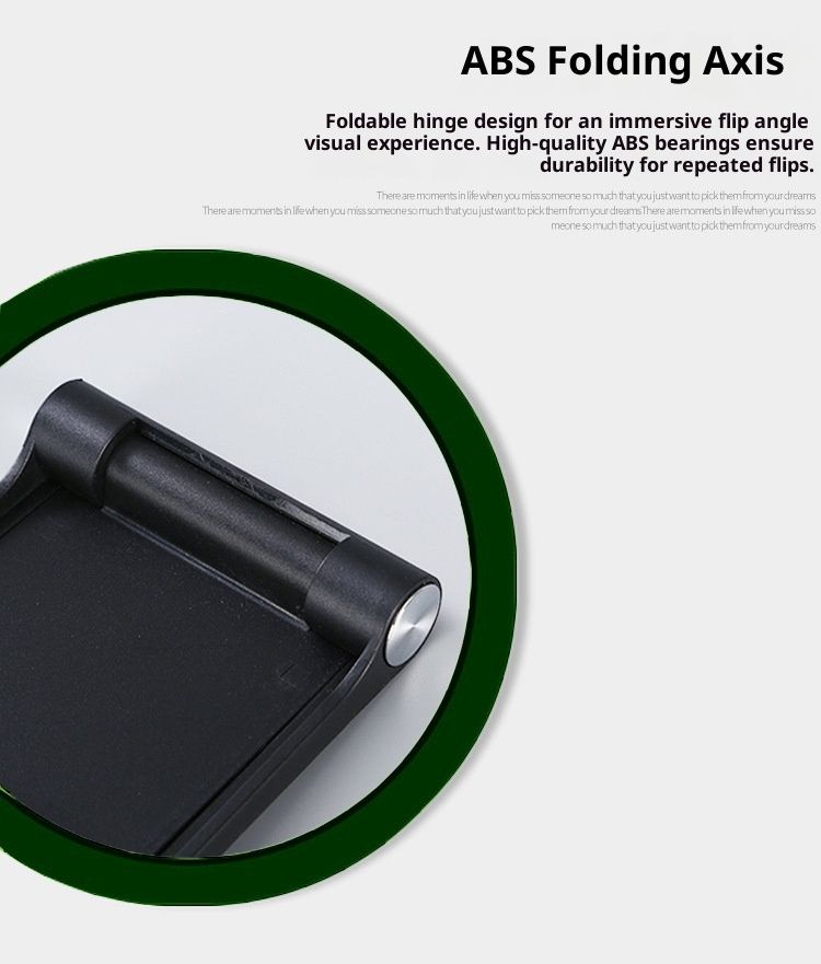 Supporto per telefono pieghevole da tavolo, portatile, semplice, creativo, piccolo, regalo, supporto all'ingrosso_voghion.com