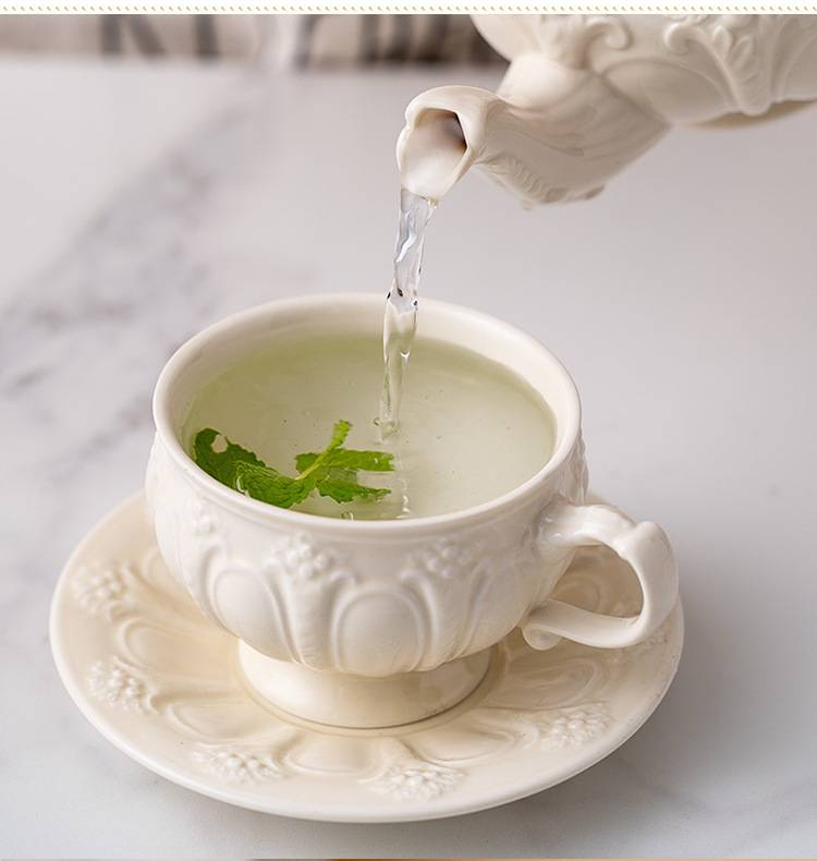 Ceașcă de cafea în stil european, set de fierbător în stil englezesc, ceașcă de apă, set de ceai de după-amiază, ceașcă de ceai în stil retro_voghion.com