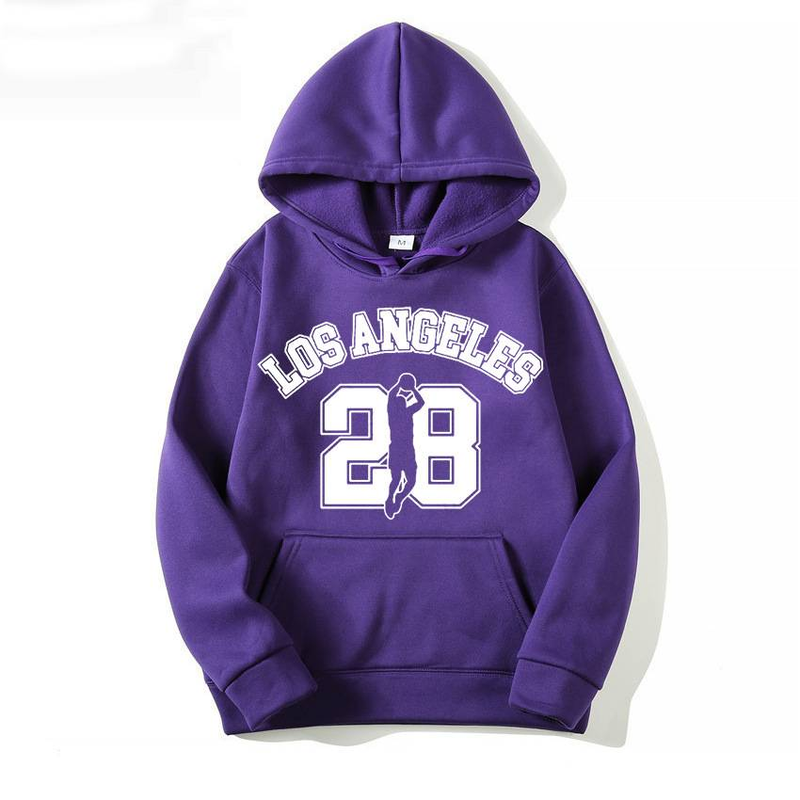 Abbigliamento da donna autunno e inverno unisex con cappuccio alla moda modello lettera stampato felpa larga_voghion.com