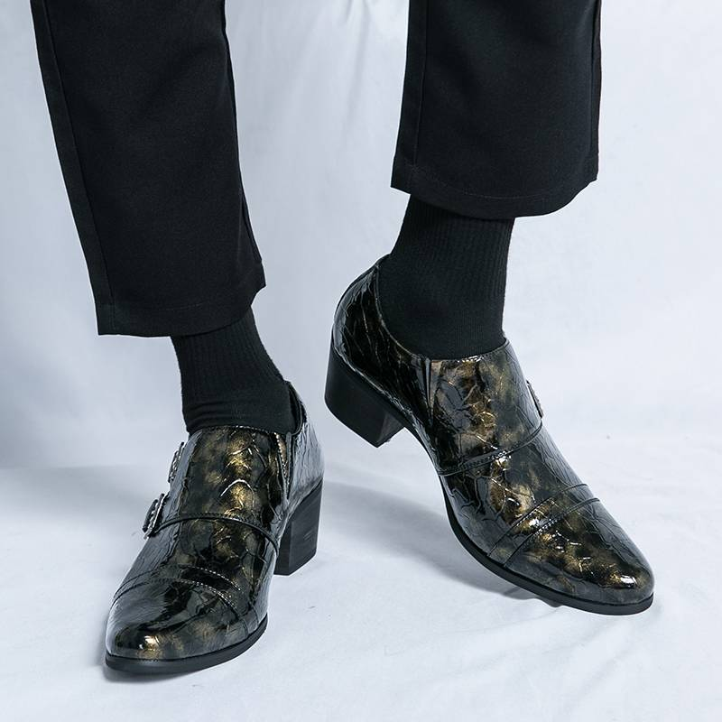 Herren Lederschuhe Größe Spitz Leder Freizeitschuhe Schuhe Mode Business Herren Hochzeit Zehe Bequeme Server Schuhe_voghion.com