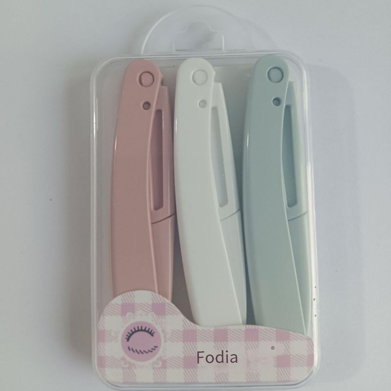 Foldable Eyebrow Razor With Precision Blades - Beginner Friendly Brow Shaper For Home & Travel (Includes 3 Eyebrow Stencils)"_voghion.com